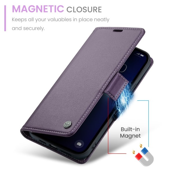 Pouzdro na iPhone 13 Pro Max CASEME smooth fialové