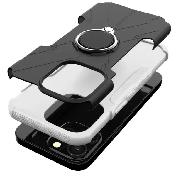 Kryt na iPhone 13 Pro Max odolný Tire bílý