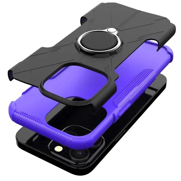 Kryt na iPhone 13 Pro Max odolný Tire fialový