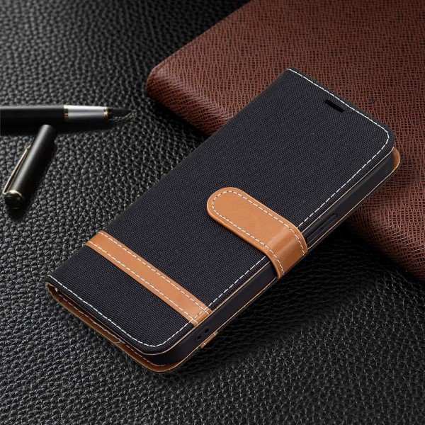 Pouzdro na iPhone 13 Pro Max Jeans černé