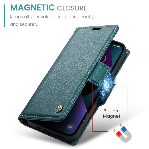 Pouzdro na iPhone 14 Plus CASEME smooth zelené
