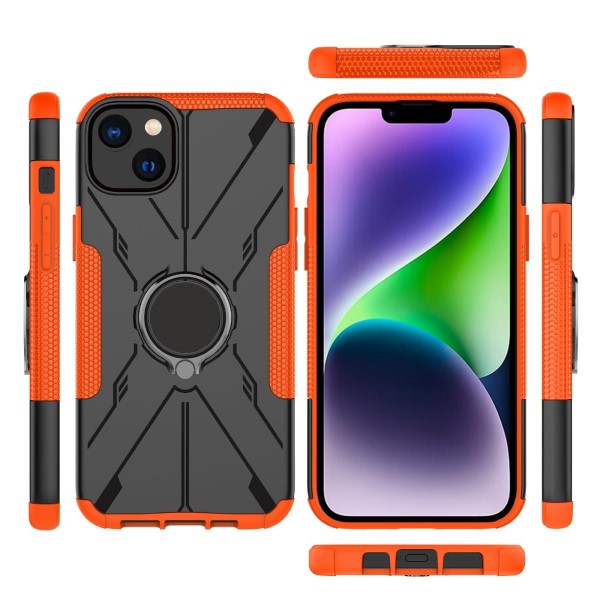 Kryt na iPhone 14 Plus odolný Tire oranžový