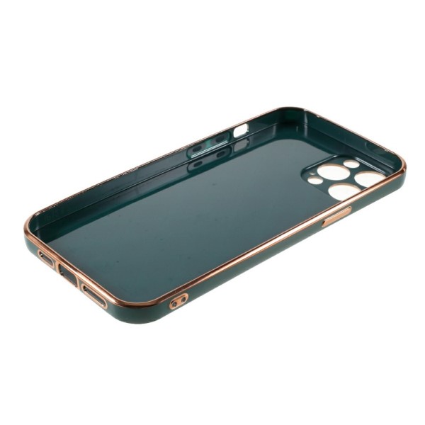 Kryt na iPhone 14 Plus Electroplated rhombus zelený