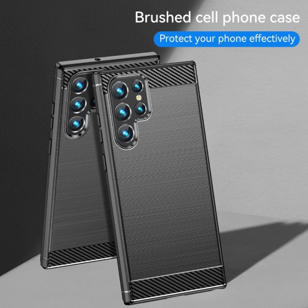 Kryt na Samsung Galaxy S22 Ultra Carbon černý 