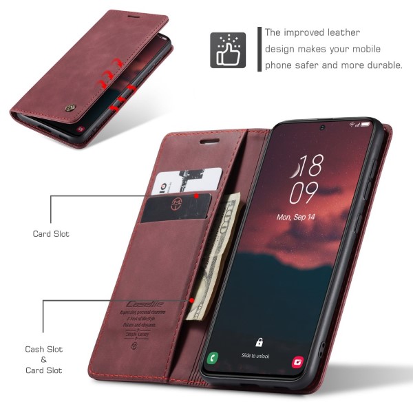 Pouzdro na Samsung Galaxy S23 CASEME červené