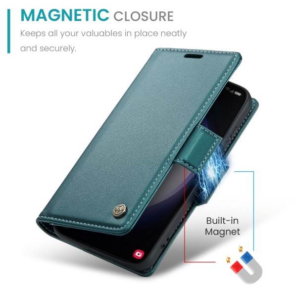 Pouzdro na Samsung Galaxy S23+ CASEME smooth zelené