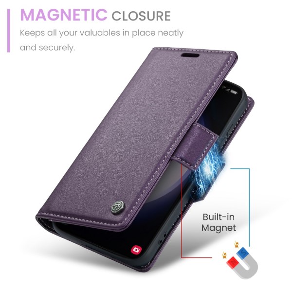 Pouzdro na Samsung Galaxy S23+ CASEME smooth fialové