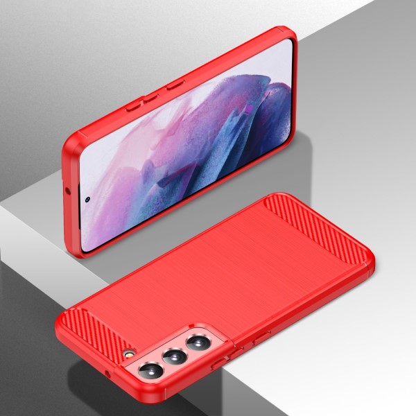 Kryt na Samsung Galaxy S23+ Carbon červený