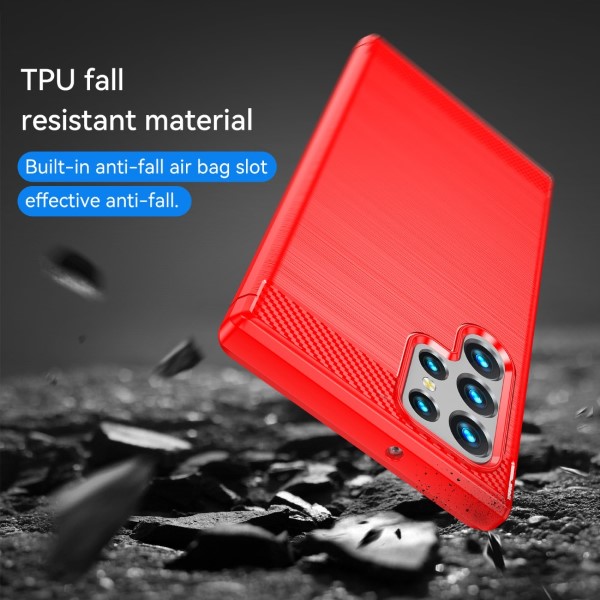 Kryt na Samsung Galaxy S23 Ultra Carbon červený