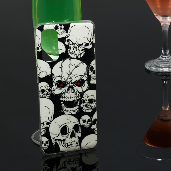 Kryt na Samsung Galaxy S20 svítící Lebky