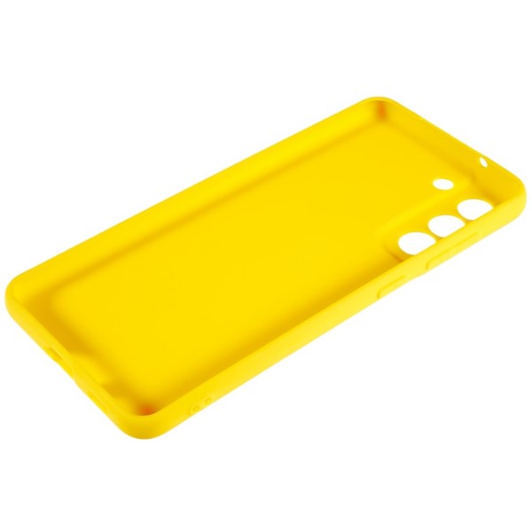 Kryt na Samsung Galaxy S21 FE gumový žlutý