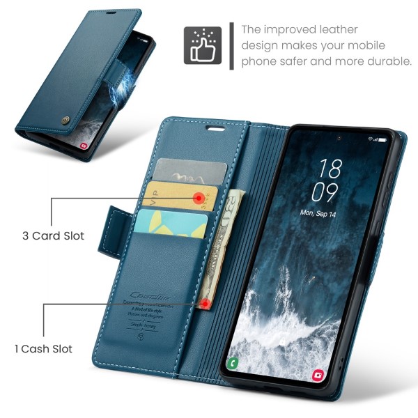 Pouzdro na Samsung Galaxy S23 FE CASEME smooth modré