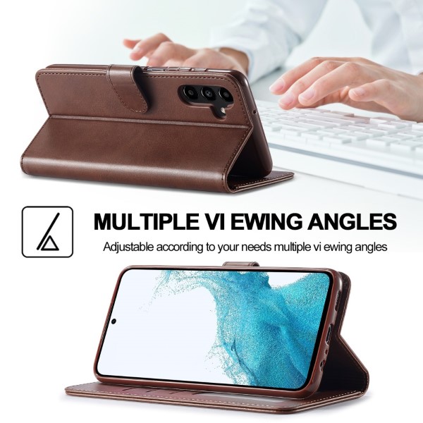 Pouzdro na Samsung Galaxy S23 FE LC.IMEEKE hnědé