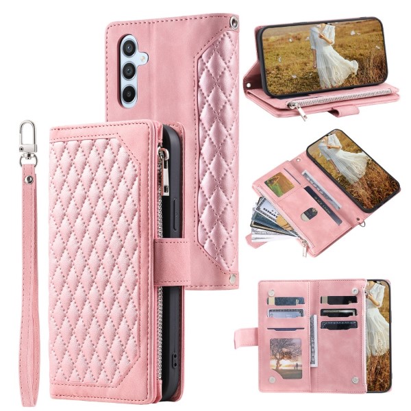 Pouzdro na Samsung Galaxy S23 FE Luxury Double Layer růžové