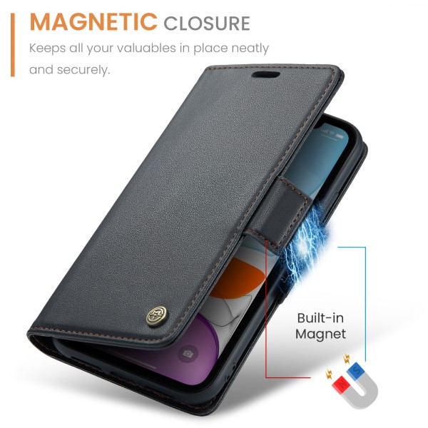 Pouzdro pro iPhone 11 CASEME Smooth černé