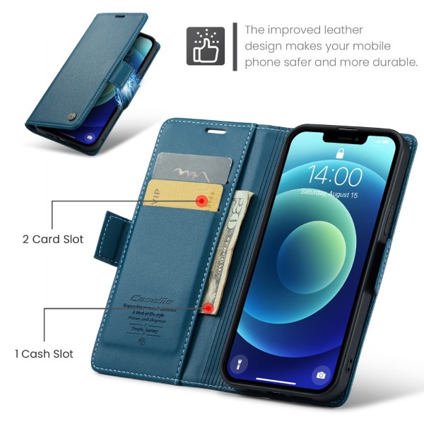 Pouzdro pro iPhone 12 Mini CASEME Smooth modré