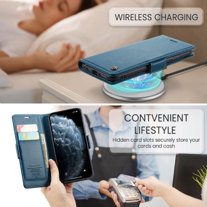 Pouzdro pro iPhone 11 Pro CASEME smooth modré