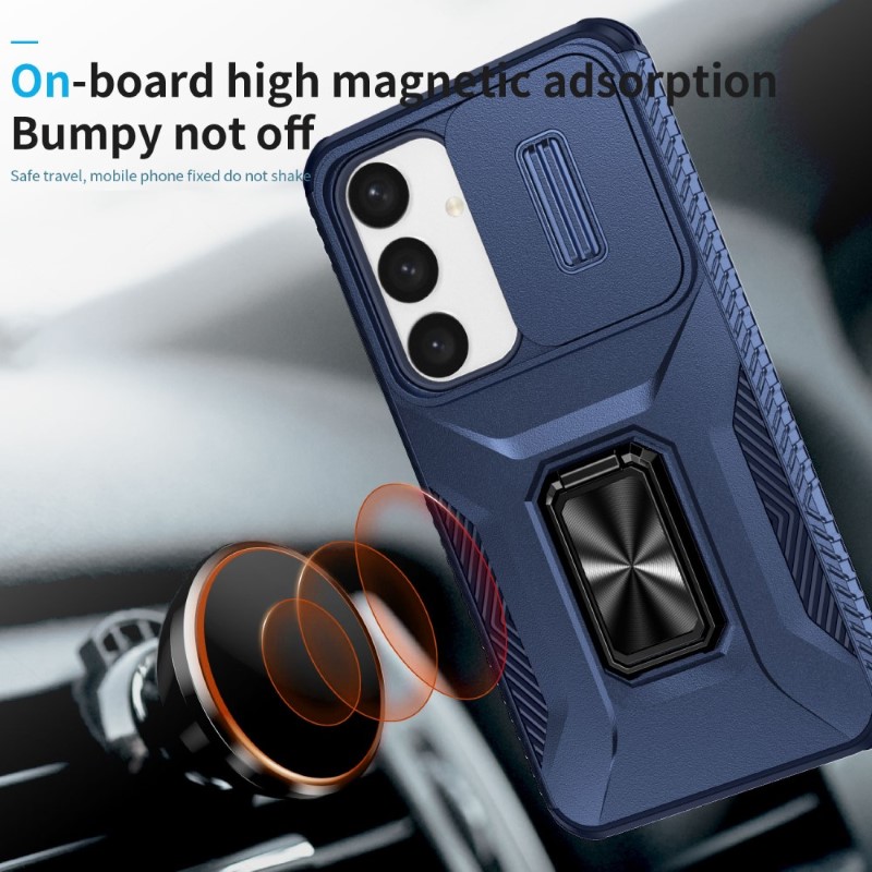 Kryt na Samsung Galaxy S24 odolný s krytkou na fotoaparát tmavě modrý