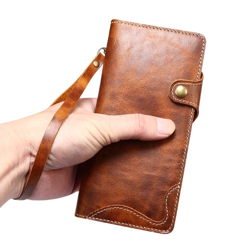 Pouzdro kožené Denior na Samsung Galaxy S23 FE modré