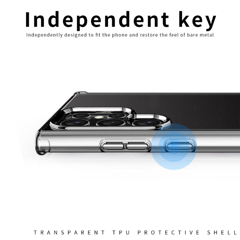 Kryt na Samsung Galaxy S24 Ultra Gumový MOFI čirý