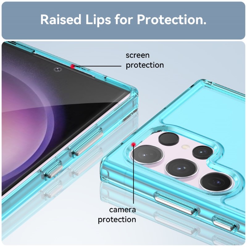 Kryt na Samsung Galaxy S24 Ultra Gumový Candy modrý