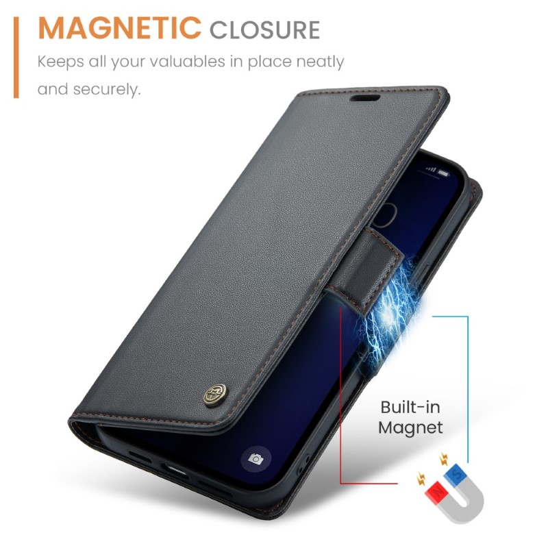 Pouzdro na iPhone 13 Pro CASEME smooth černé