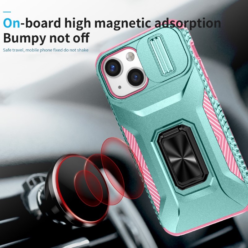 Kryt na iPhone 12 Mini odolný s krytkou na fotoaparát světle modrý