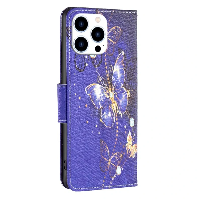 Pouzdro pro iPhone 16 Pro Motýl fialové