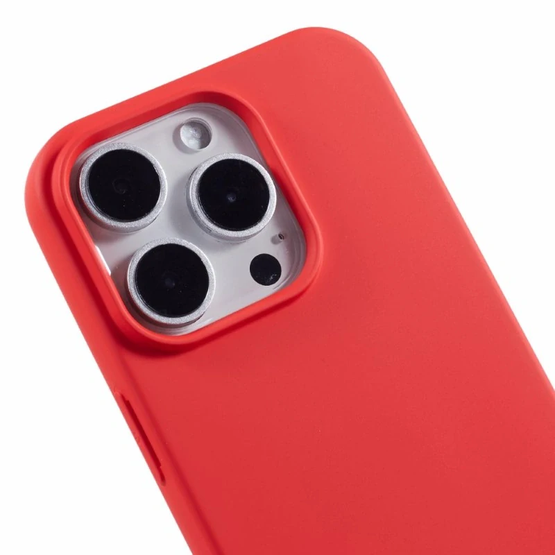 Kryt na iPhone 16 Pro gumový Premium červený