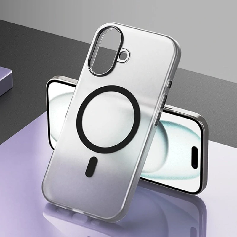 Kryt na iPhone 16 Pro Max Candy s podporou MAGSAFE bílý
