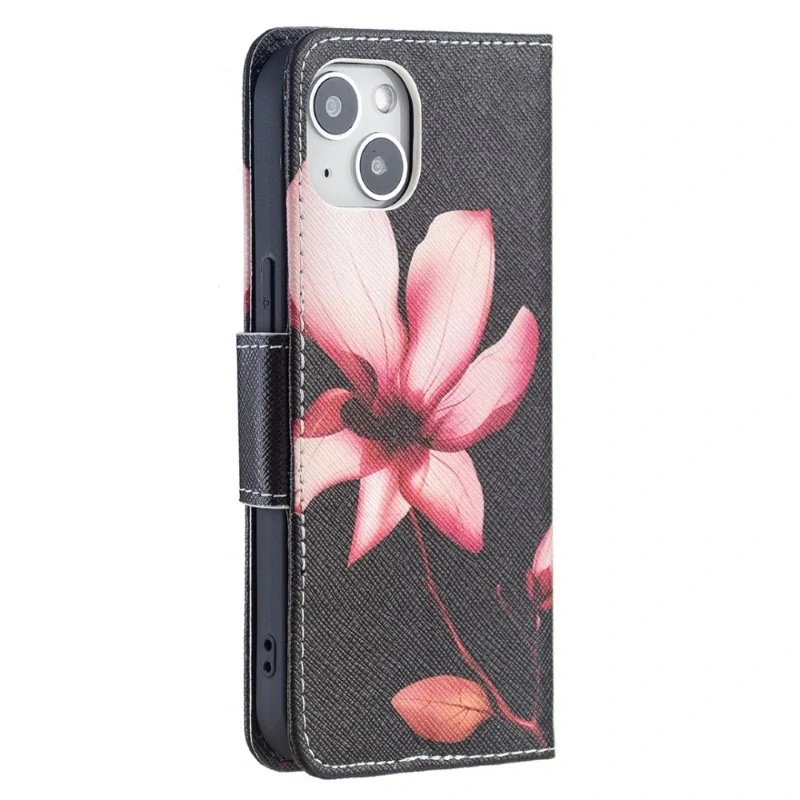 Pouzdro pro iPhone 15 Kytka černé