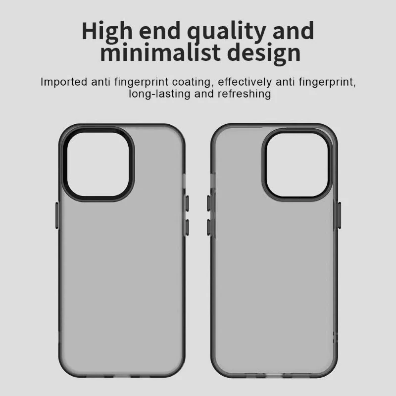 Kryt na iPhone 15 Pro gumový Matte černý