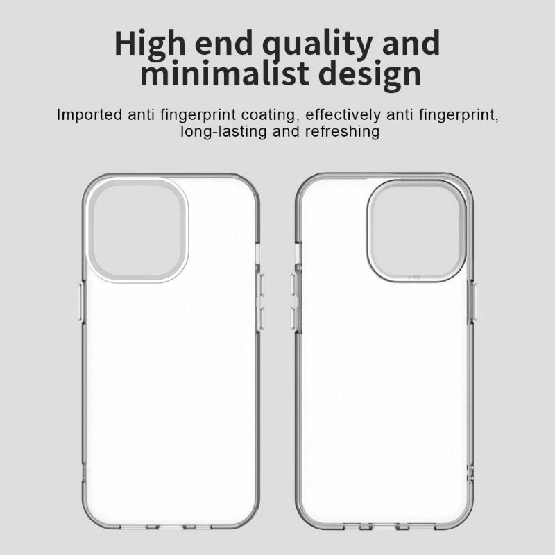 Kryt na iPhone 15 Pro gumový Matte bílý