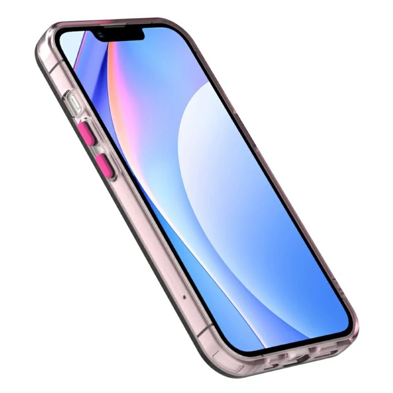 Kryt na iPhone 13 gumový Candy (podpora MagSafe) růžový