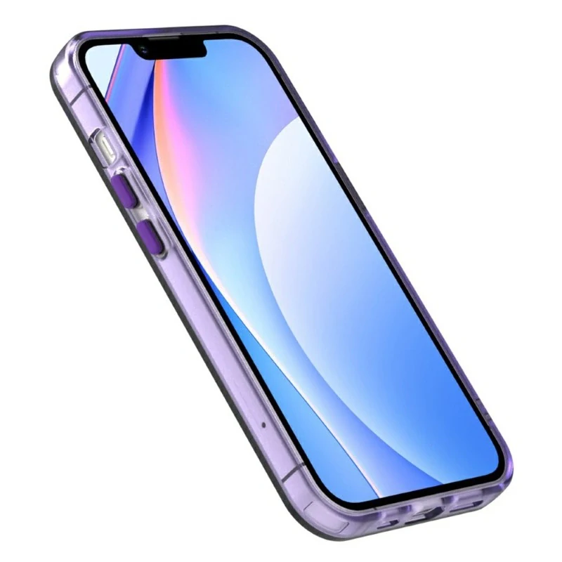 Kryt na iPhone 13 gumový Candy (podpora MagSafe) fialový