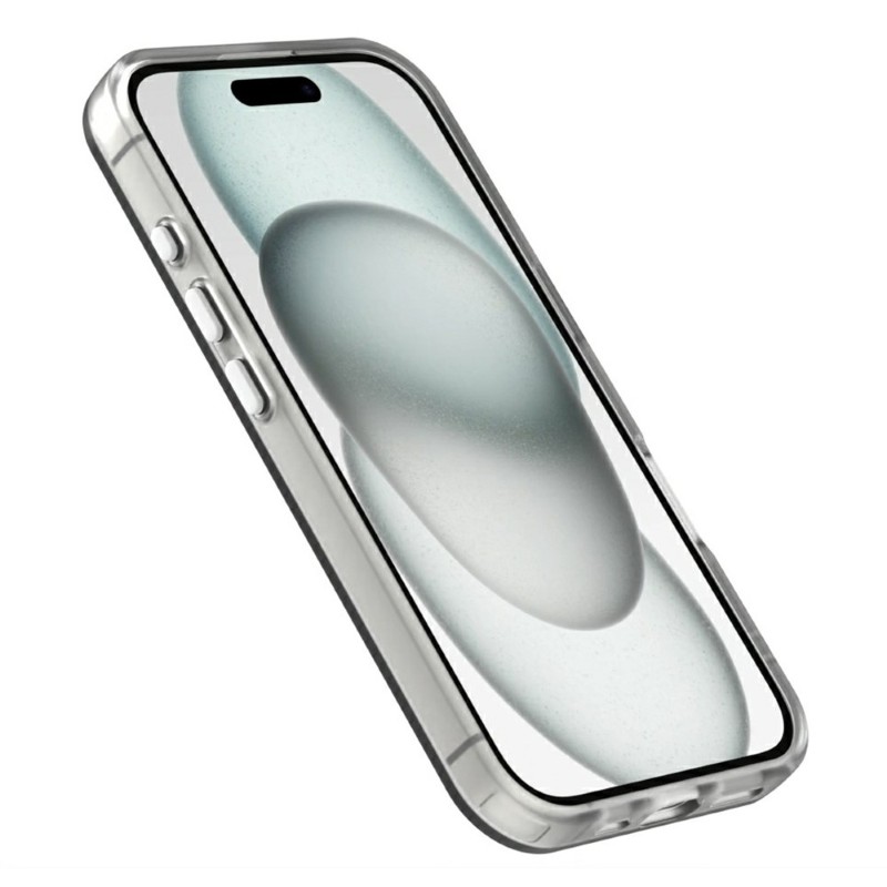 Kryt na iPhone 16 gumový Candy (podpora MagSafe) bílý