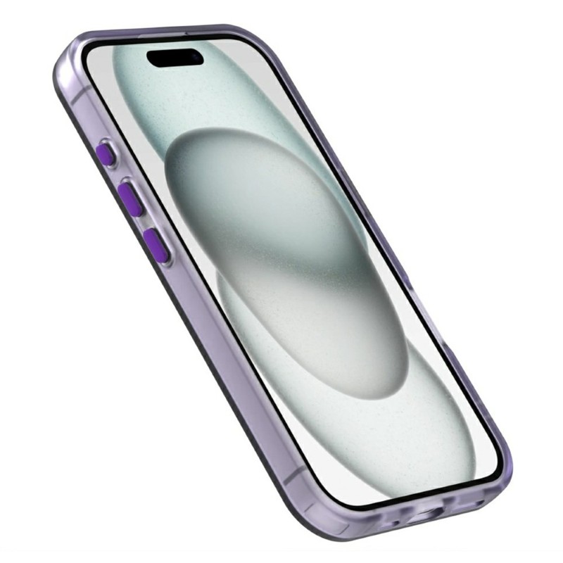 Kryt na iPhone 16 gumový Candy (podpora MagSafe) fialový