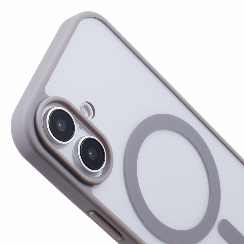 Kryt na iPhone 16 matný s podporou MagSafe šedý