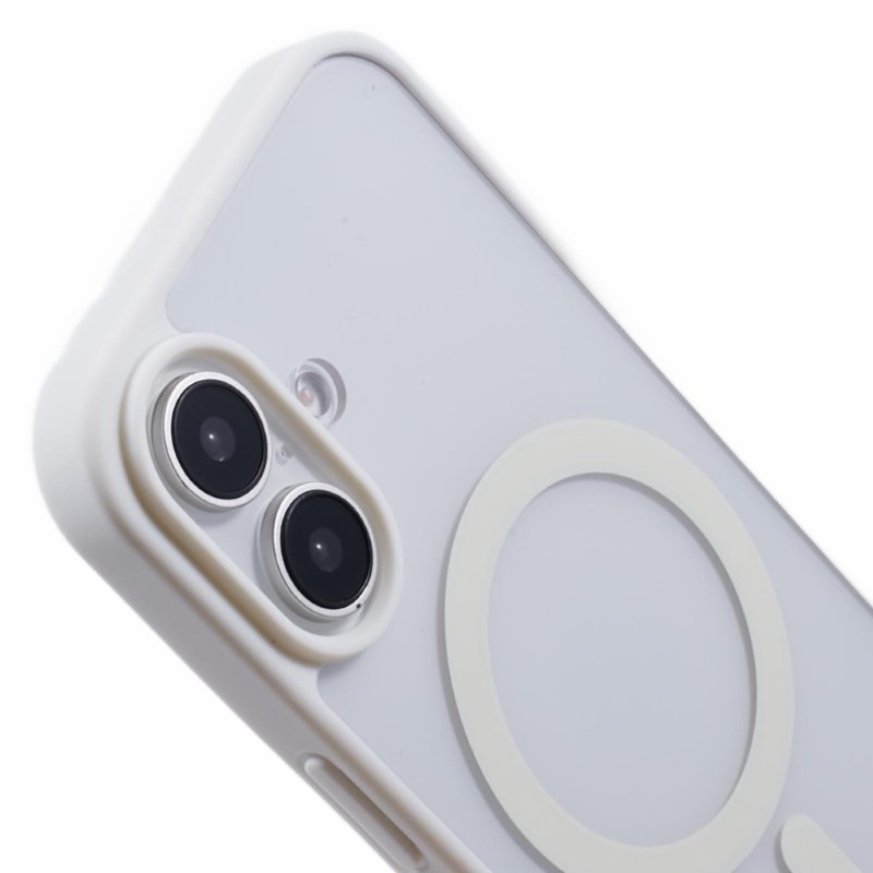 Kryt na iPhone 16 matný s podporou MagSafe bílý