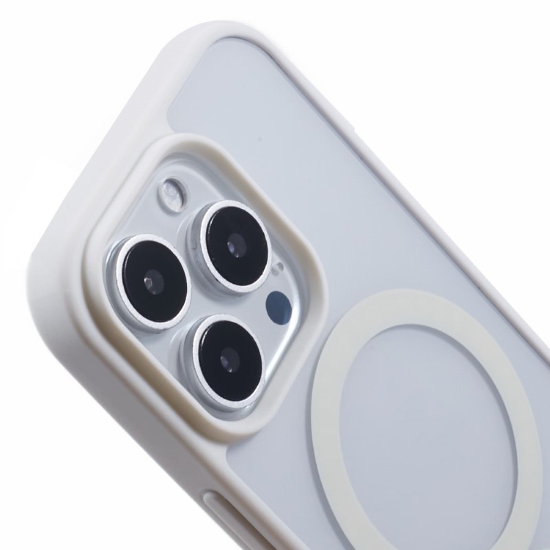 Kryt na iPhone 16 Pro matný s podporou MagSafe bílý