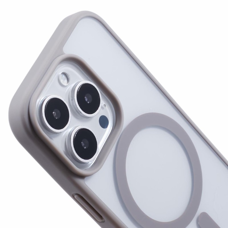 Kryt na iPhone 16 Pro Max matný s podporou MagSafe šedý