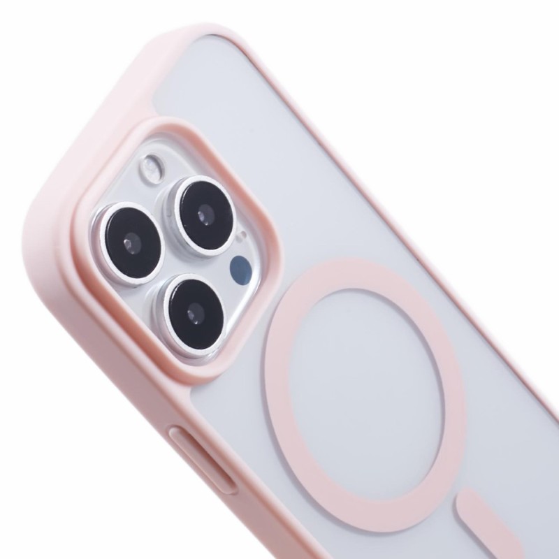 Kryt na iPhone 16 Pro Max matný s podporou MagSafe růžový