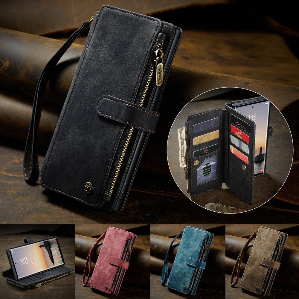 Pouzdro na Samsung Galaxy S25 Ultra CASEME Deluxe černé