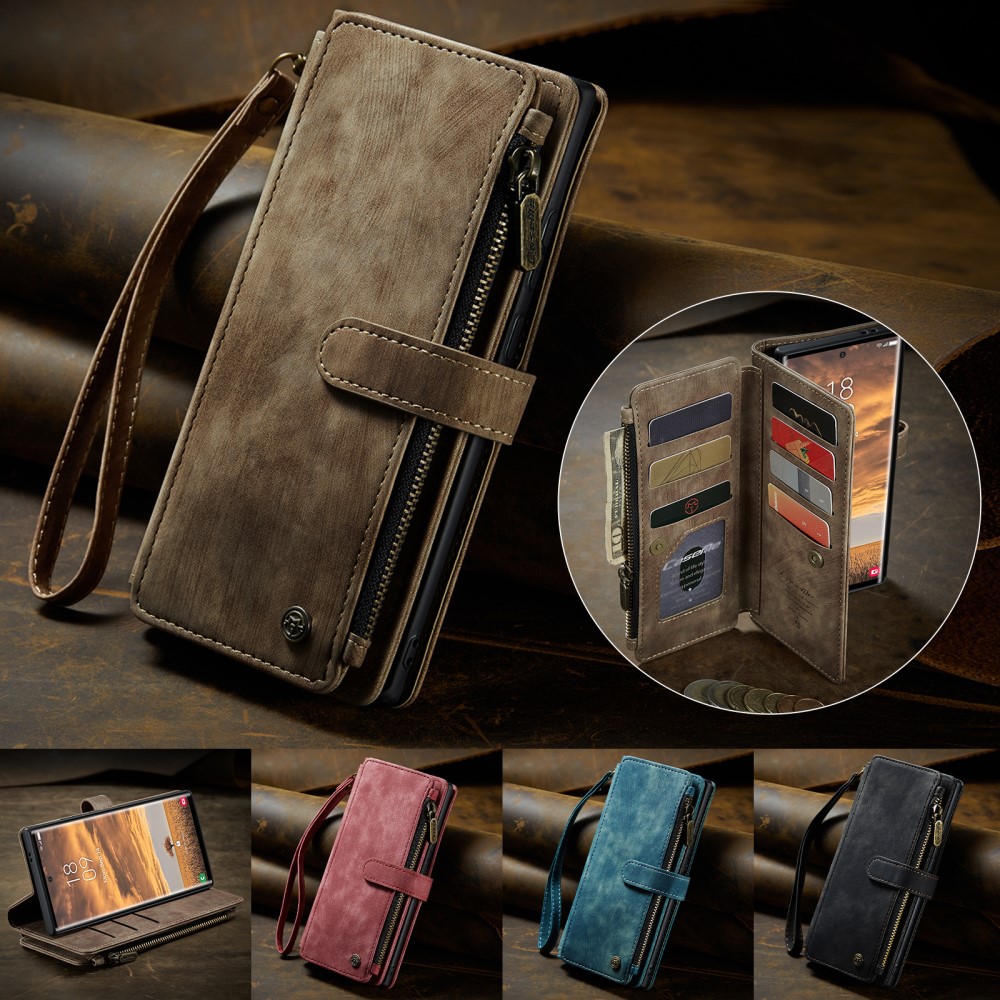 Pouzdro na Samsung Galaxy S25 Ultra CASEME Deluxe hnědé