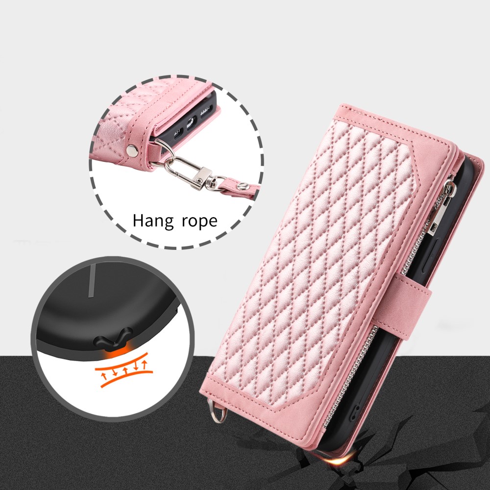 Pouzdro na Samsung Galaxy S25 Ultra Luxury Double Layer růžové