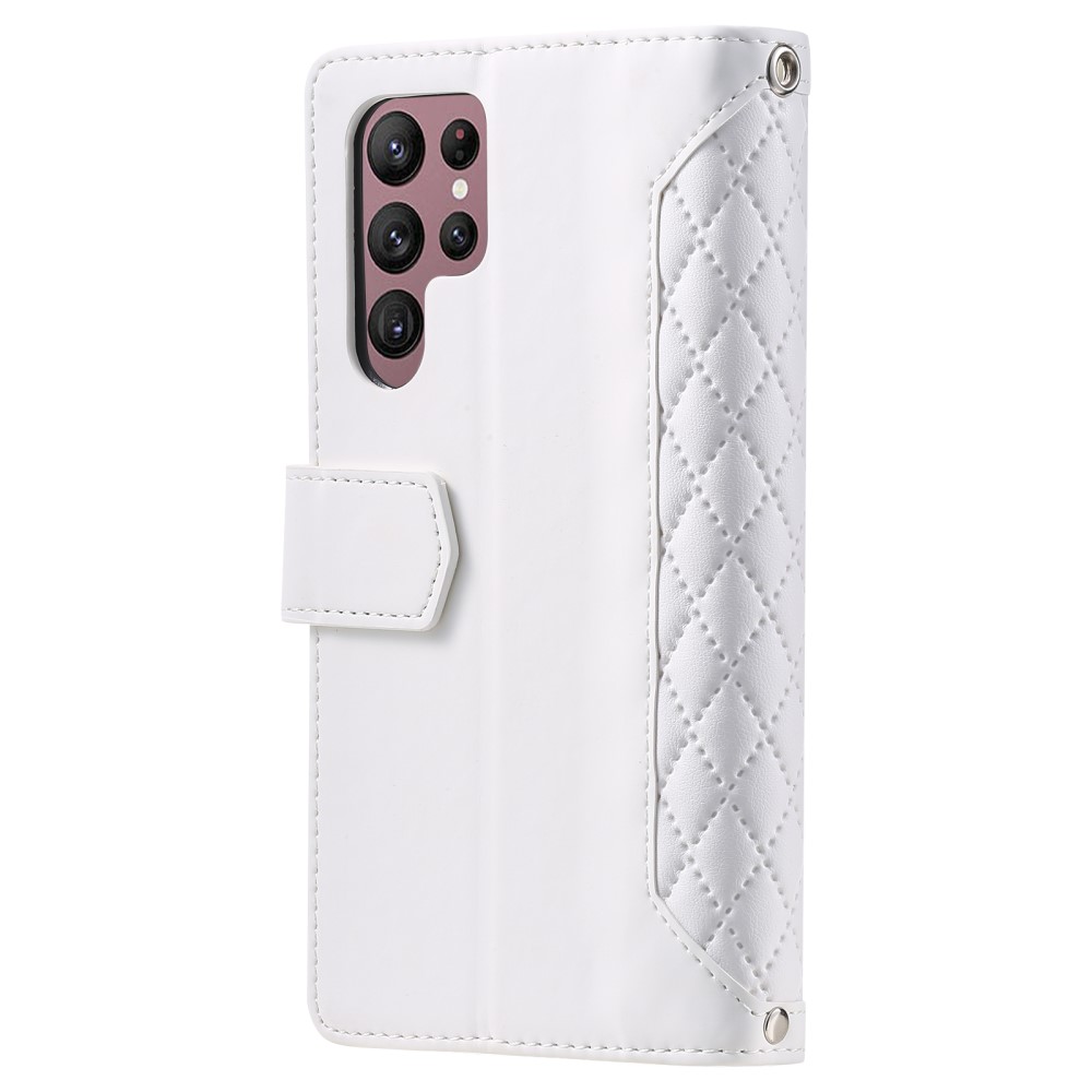 Pouzdro na Samsung Galaxy S25 Ultra Luxury Double Layer bílé