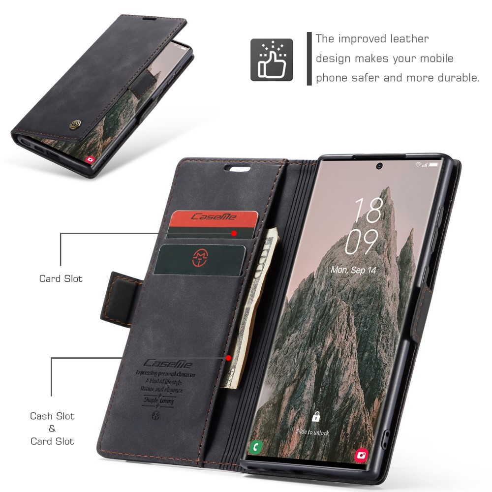 Pouzdro na Samsung Galaxy S25 Ultra CASEME černé