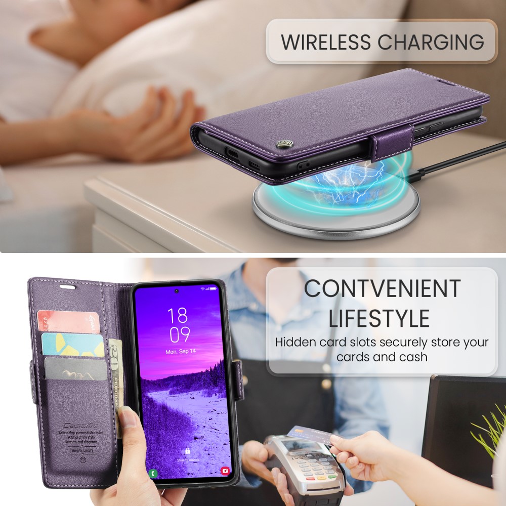 Pouzdro na Samsung Galaxy S25 CASEME smooth fialové