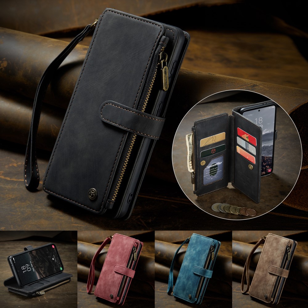 Pouzdro na Samsung Galaxy S25 CASEME Deluxe černé