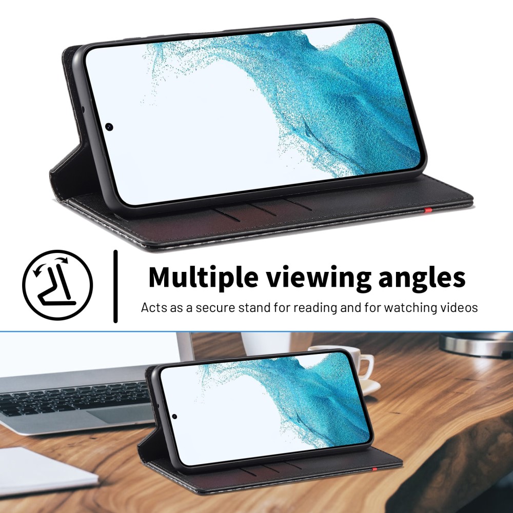 Pouzdro na Samsung Galaxy S25 LC.IMEEKE Carbon horizontal